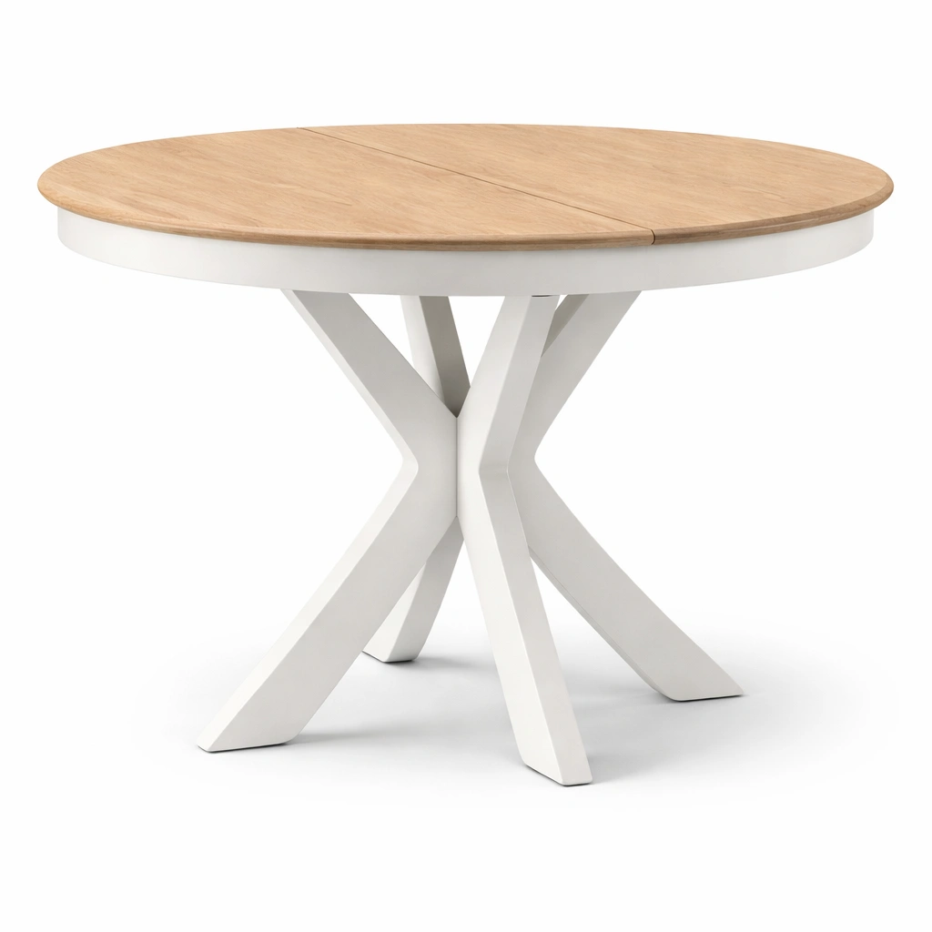 Runder Esstisch mit stabilem Gestell-Domvyn